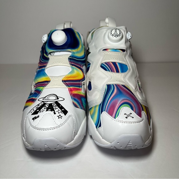 NEW Reebok Instapump Fury Og International Peace Day Mens 9.5 Q46201 w/ Box - Picture 4 of 8